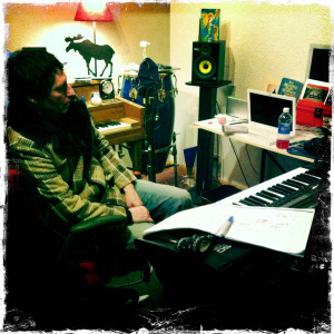 Peter Schimke in studio